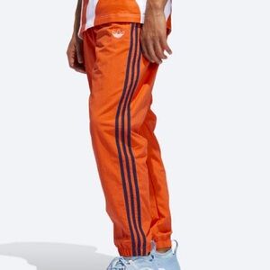 Adidas Woven 3 Stripe Tourney Warm Up Pants in Raw Amber